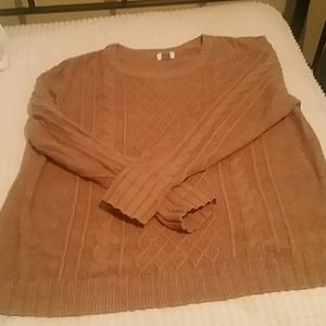 Cable knit sweater